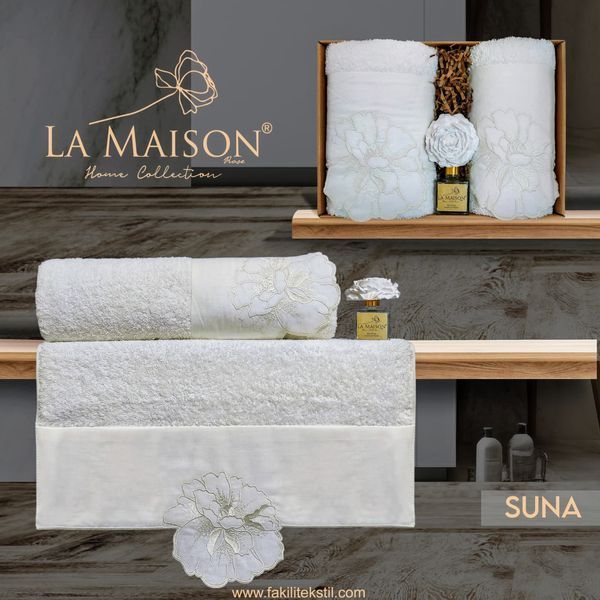 Подарунковий набір рушників La Maison Suna LA-MAISON-SUNA-SET фото