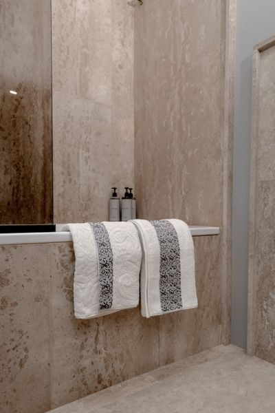 Комплект рушників La Maison Tiana LA-MAISON-TIANA-CREAM фото