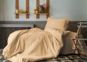 Постільна білизна IssimoHome Dreamers Blush &mdash; Бежево-пудровий (Полуторний (160&times;220)) ISSIMO-DREAMERS-ANTRASIT-ANTHRACITE-HALF фото