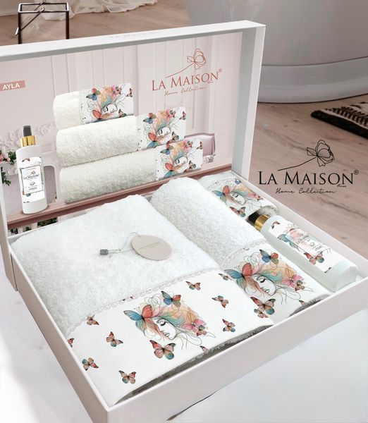 Подарунковий набір рушників La Maison Ayla LA-MAISON-AYLA-SET фото