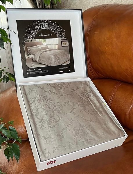 Постільна білизна TAC Daria &mdash; Сатин делюкс з жакардом 300ТС (Євро) TAC-DARIA-EURO фото