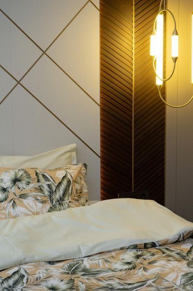 Постільна білизна IssimoHome Teno &mdash; Бежево-зелений (Євро) ISSIMO-TENO-BEIGEGREEN-EURO фото