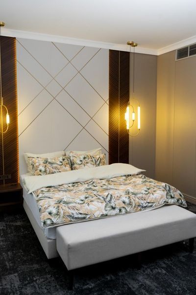 Постільна білизна IssimoHome Teno &mdash; Бежево-зелений (Євро) ISSIMO-TENO-BEIGEGREEN-EURO фото