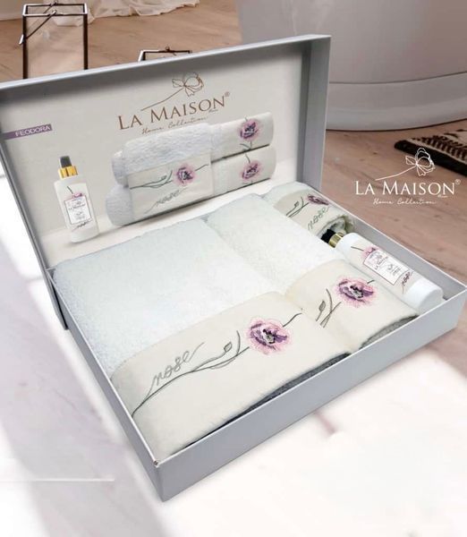 Подарунковий набір рушників La Maison Feodora LA-MAISON-FEODORA-SET фото