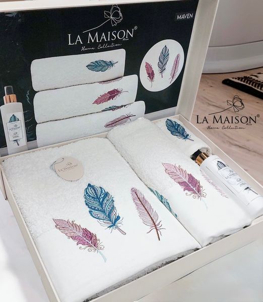 Подарунковий набір рушників La Maison Maven LA-MAISON-MAVEN-SET фото