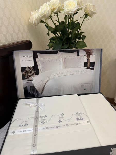 Постільна білизна Cotton Area Anastasia &mdash; Кремовий (Євро) COTTON-ANASTASIA-CREAM-EURO фото
