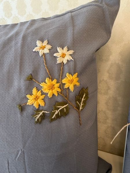 Постільна білизна Saheser Poppy &mdash; Сірий (Євро) SAHESER-POPPY-GREY-EURO фото